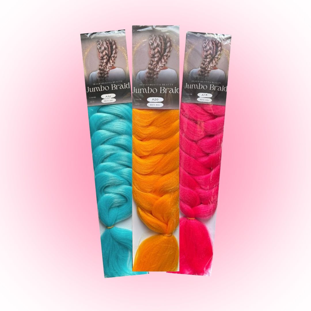 Muah IdaCharlotta Premium Jumbo Braid -kuituhius - Kuituhiukset.fi