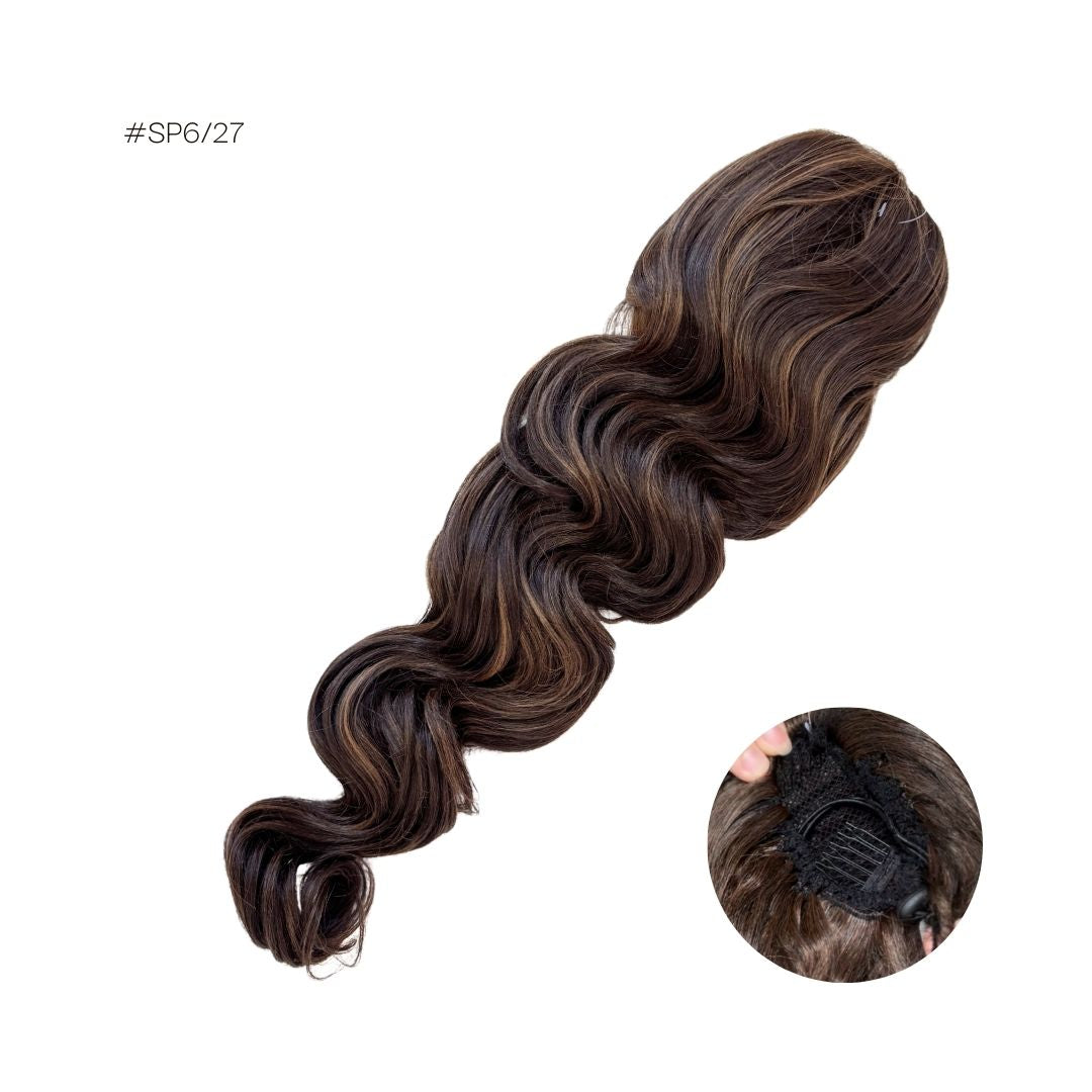 ICHA Beauty Loose Wave poninhäntä 70cm muotoiltu kampaus