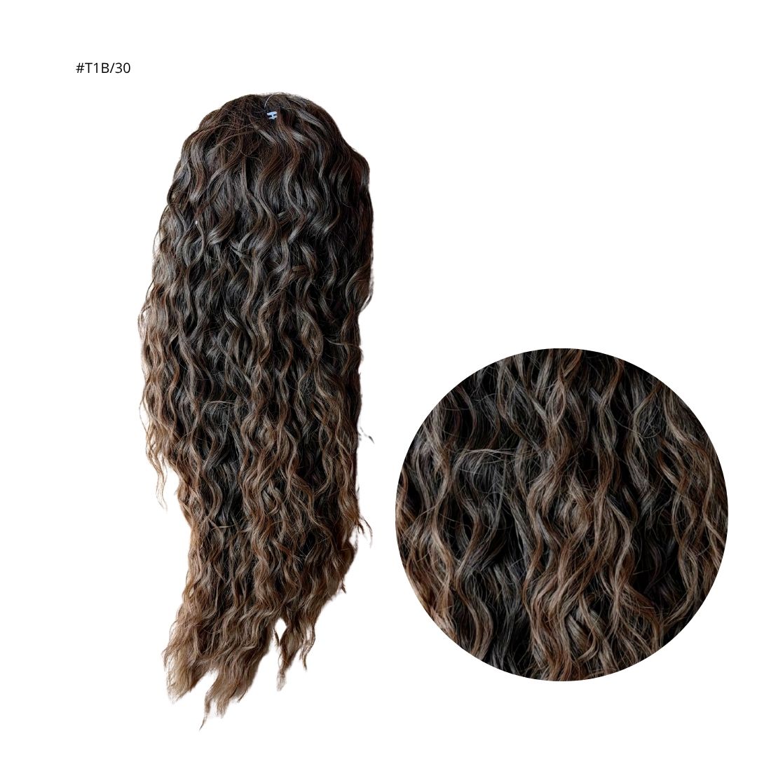 ICHA Beauty Waterwave kuituhiusponinhäntä 50cm sävyvalikoima
