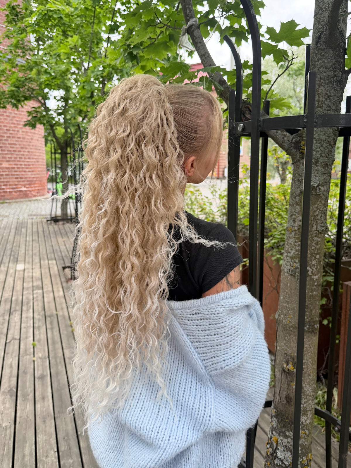 ICHA Beauty Waterwave Kuituhiusponinhäntä 70cm / 28"