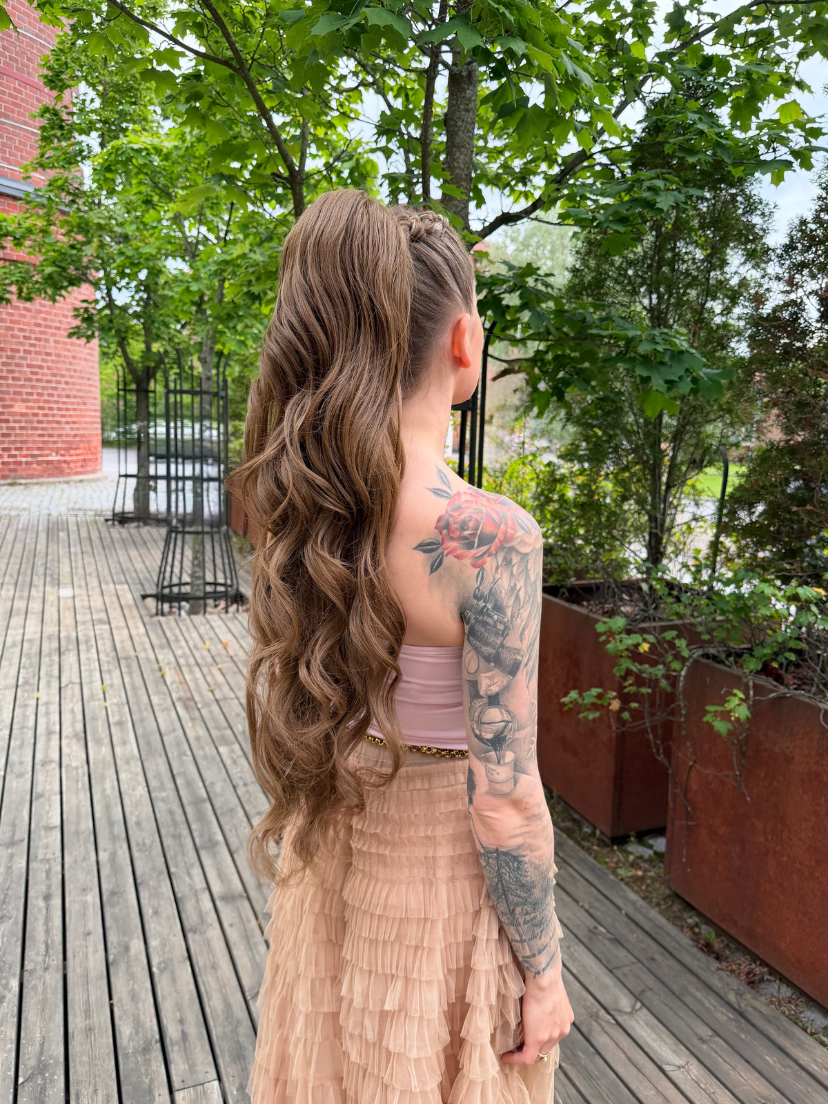 ICHA Beauty Loose Wave Kuituhiusponinhäntä 70cm / 28"
