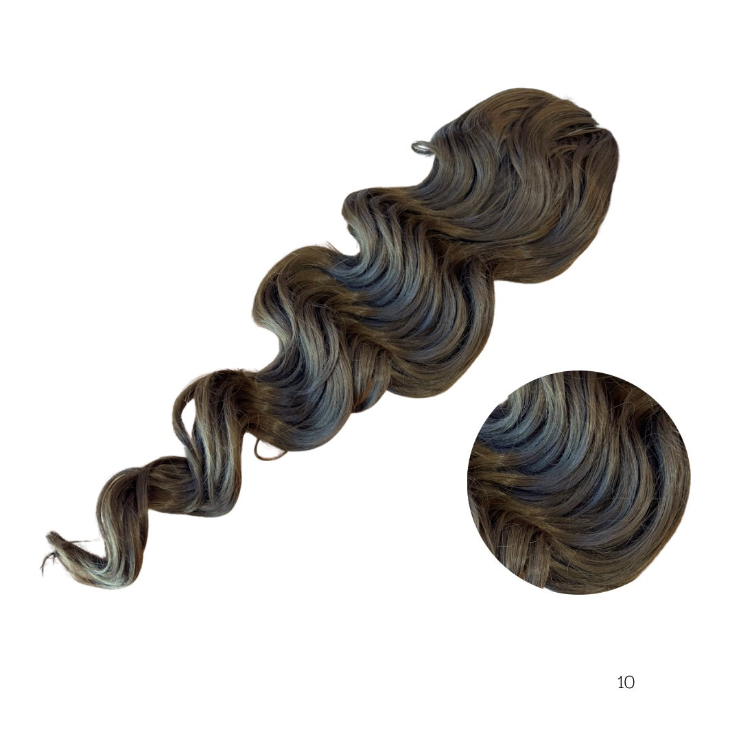 ICHA Beauty Loose Wave kihara poninhäntä 70cm sävy ja kiilto