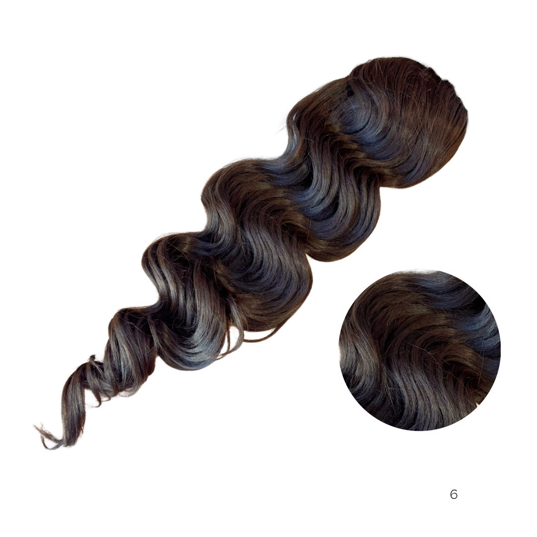 ICHA Beauty Loose Wave kuituhiusponinhäntä pituus ja tekstuuri
