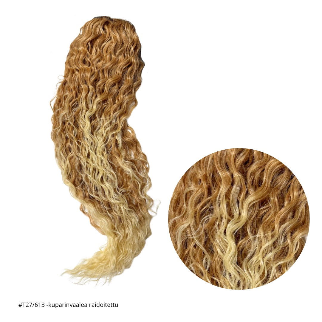 ICHA Beauty Waterwave poninhäntäpidennys 70cm märkälaine kampaus