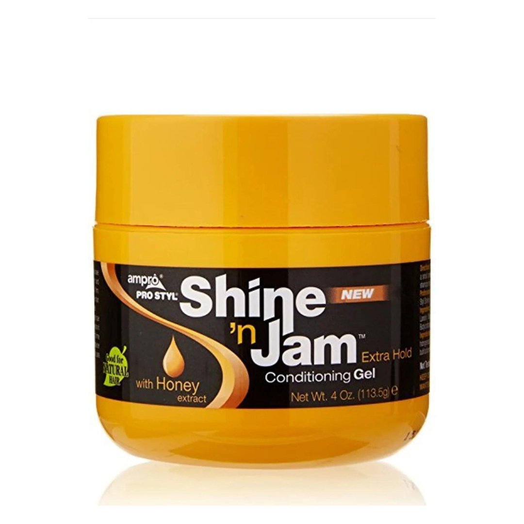Ampro Shine N Jam Conditioning Gel Extra Hold 113,5g - Kuituhiukset.fi