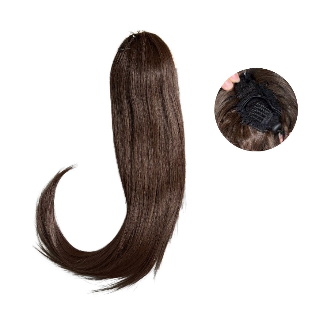 ICHA Beauty suora kuituhiusponinhäntä 70cm kampausesimerkki