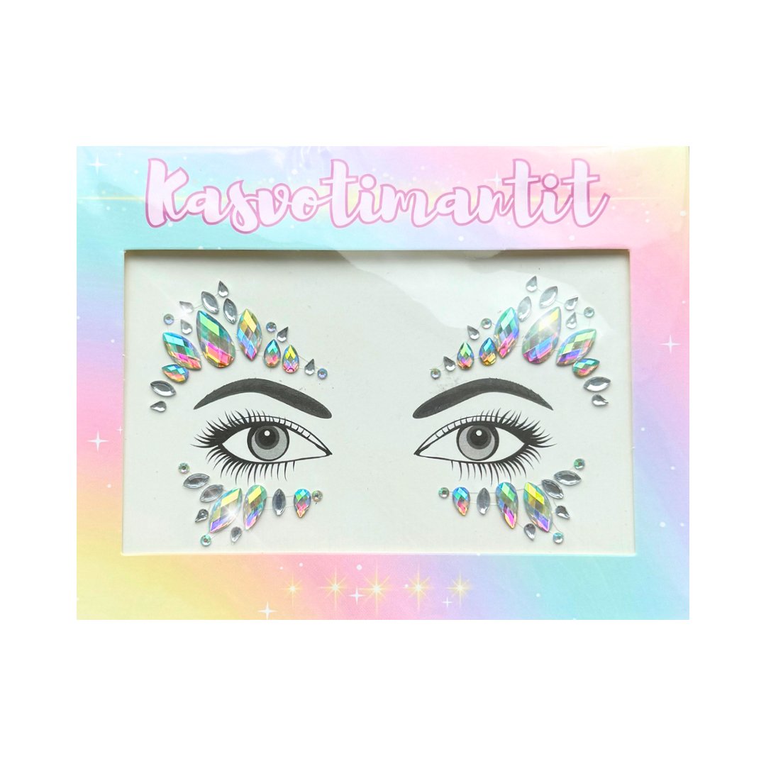 Kasvotimantit - Face gems - Kuituhiukset.fi