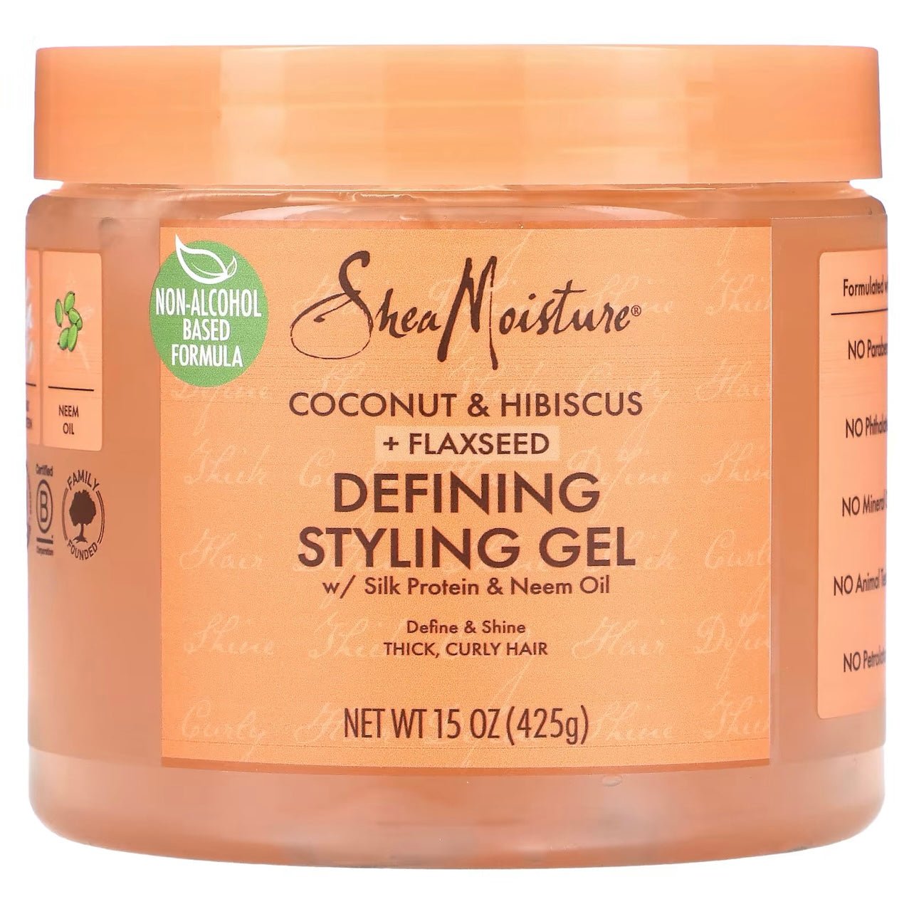 Shea moisture Muotoilu Geeli - Kuituhiukset.fi