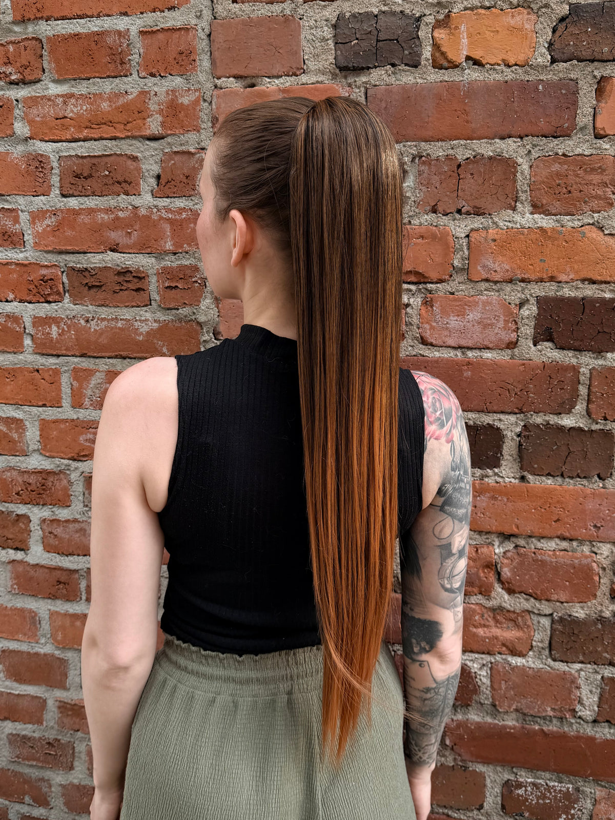 ICHA Beauty Suora Kuituhiusponinhäntä 70cm / 28"
