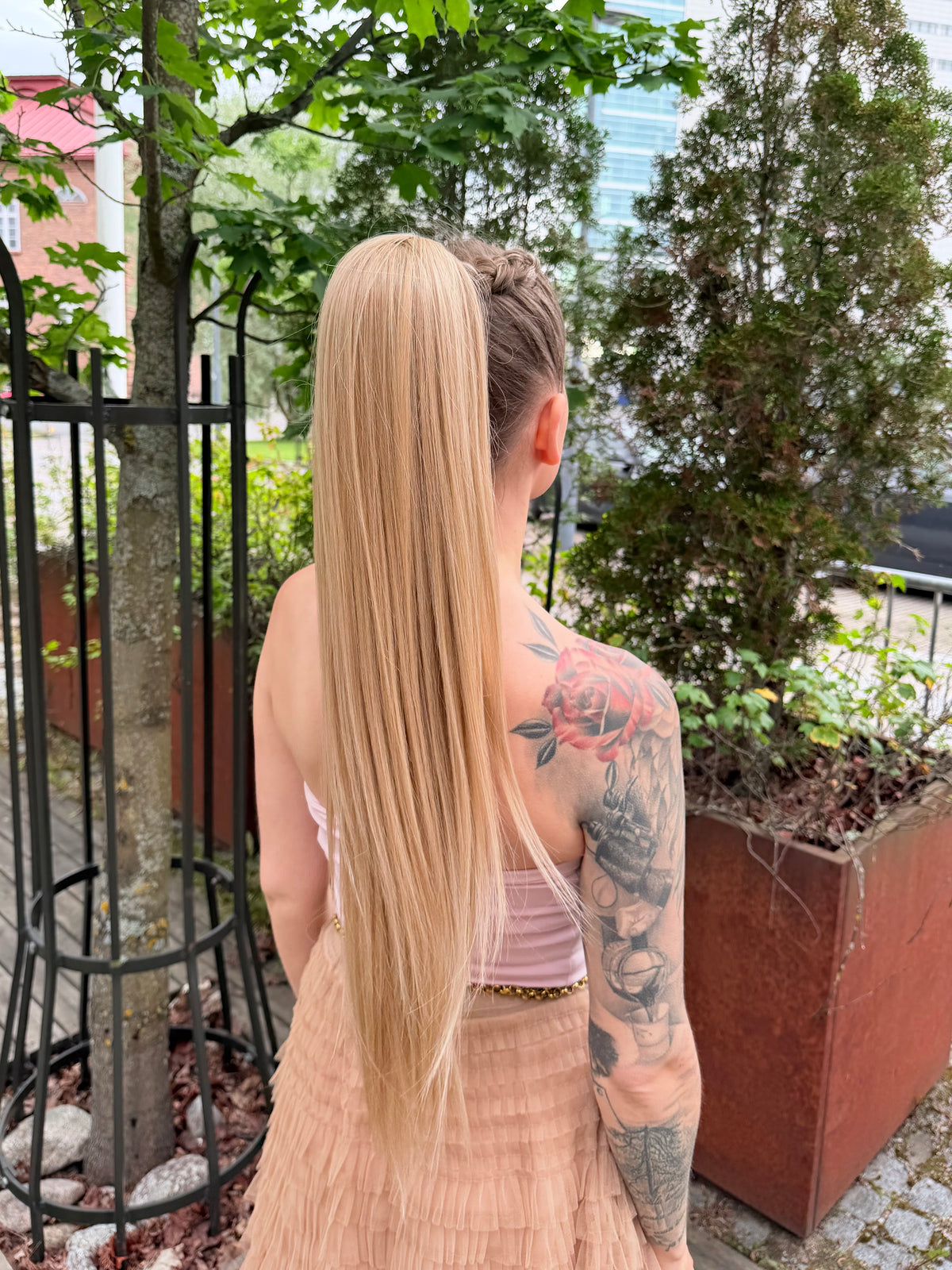 ICHA Beauty Suora Kuituhiusponinhäntä 70cm / 28"