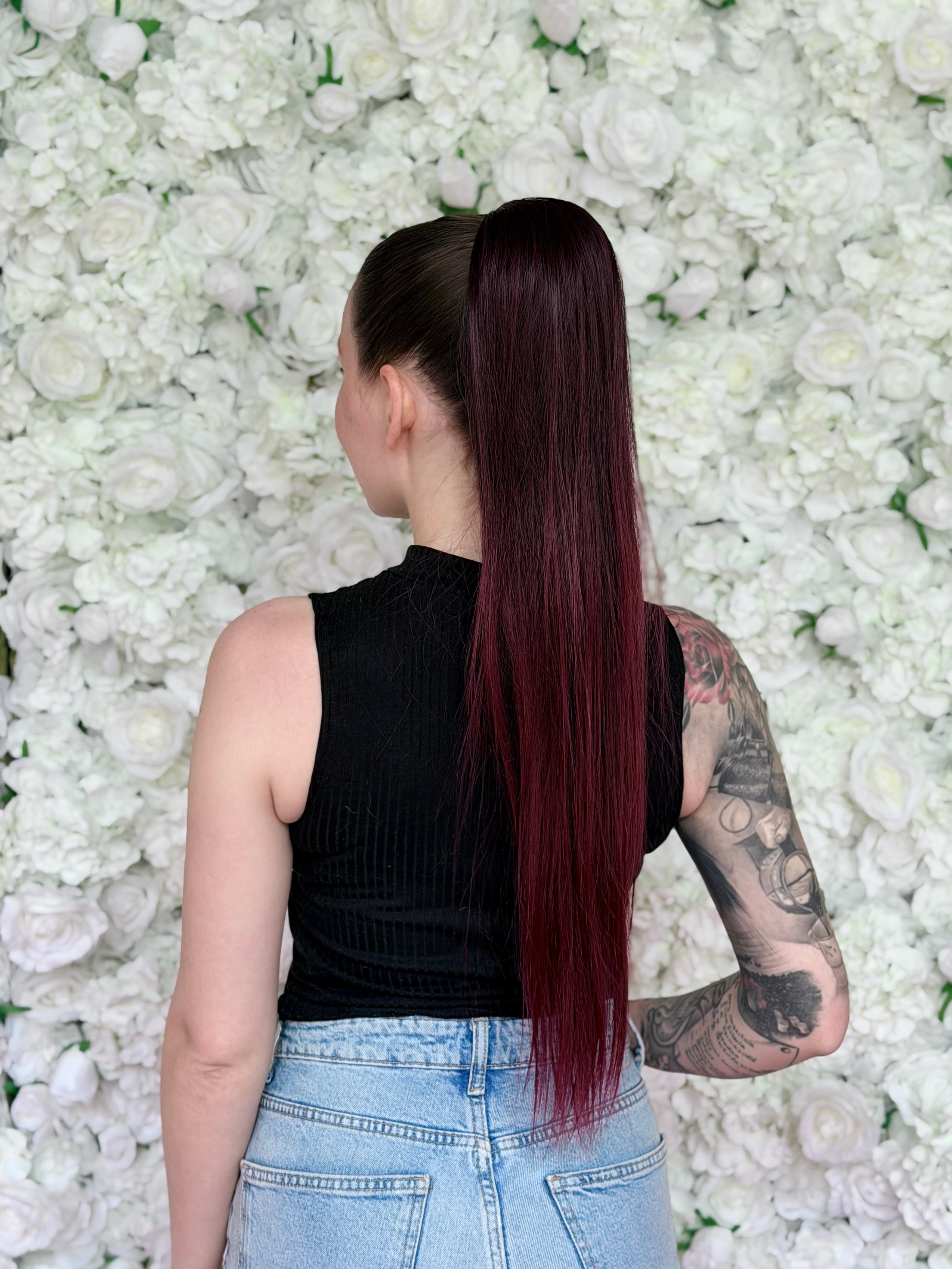 ICHA Beauty Suora Kuituhiusponinhäntä 70cm / 28"