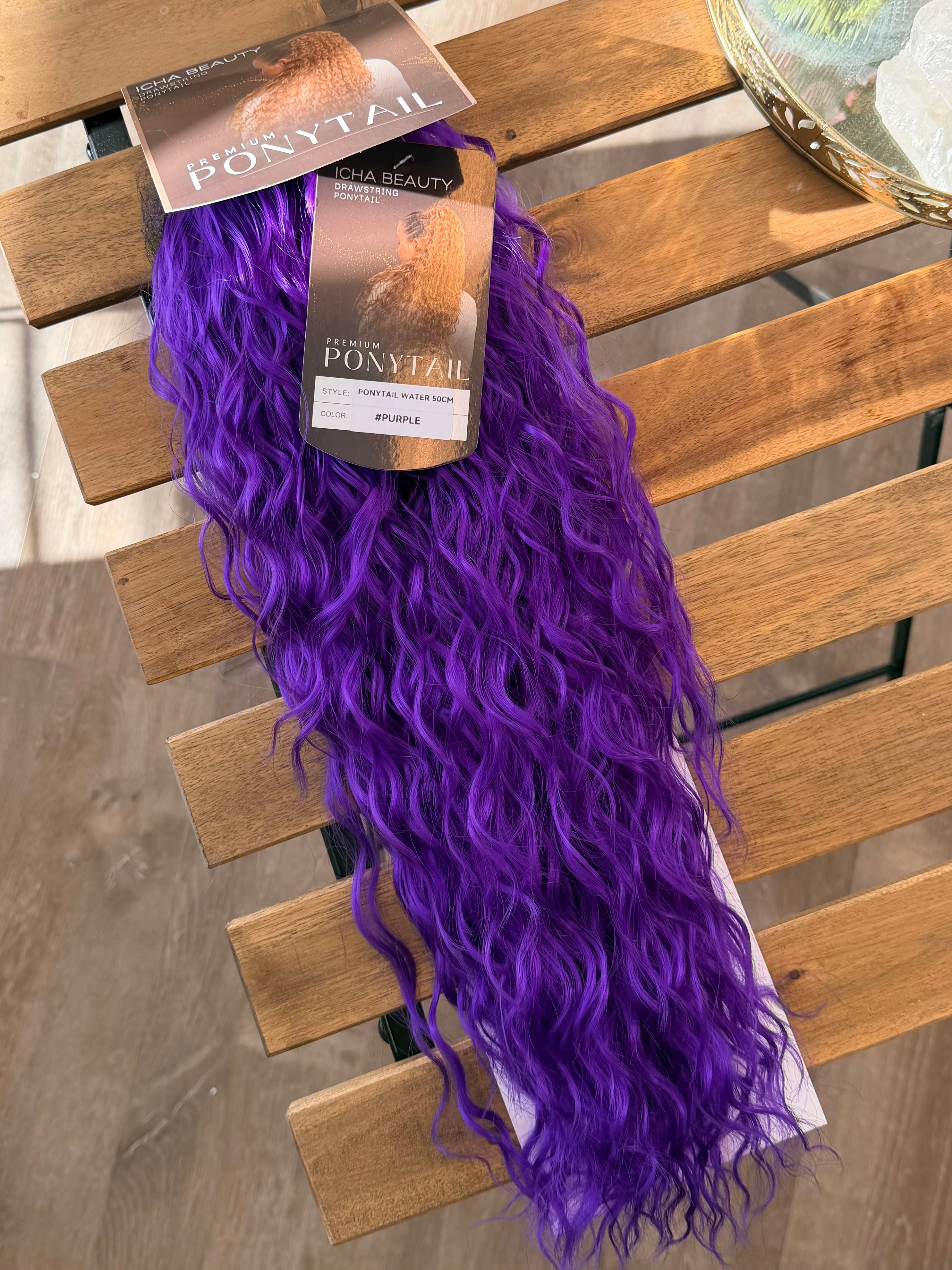 ICHA Beauty Waterwave Kuituhiusponinhäntä 50cm