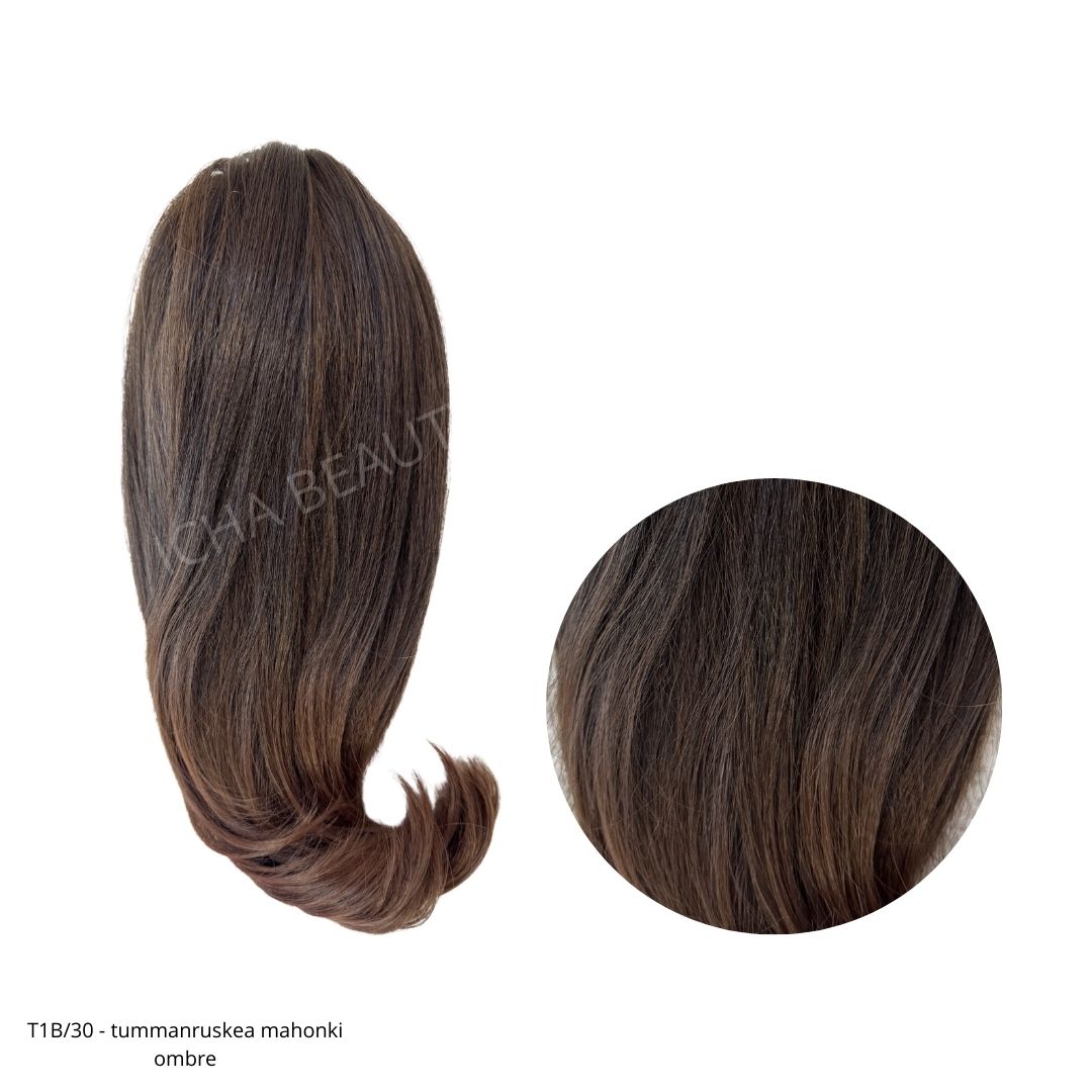 ICHA Beauty Twiggy poninhäntäpidennys 35cm pituus ja tekstuuri