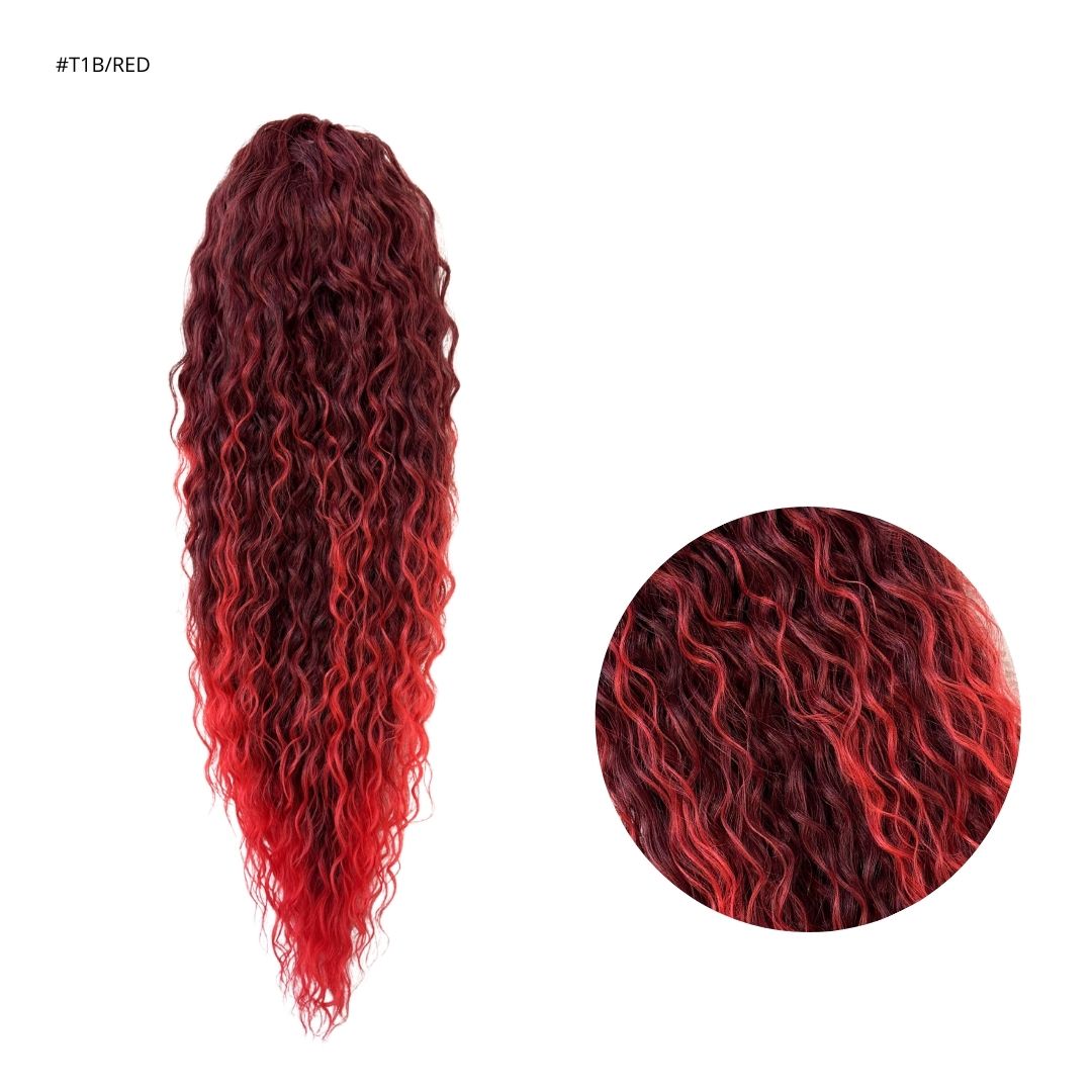 ICHA Beauty Waterwave Kuituhiusponinhäntä 70cm / 28"
