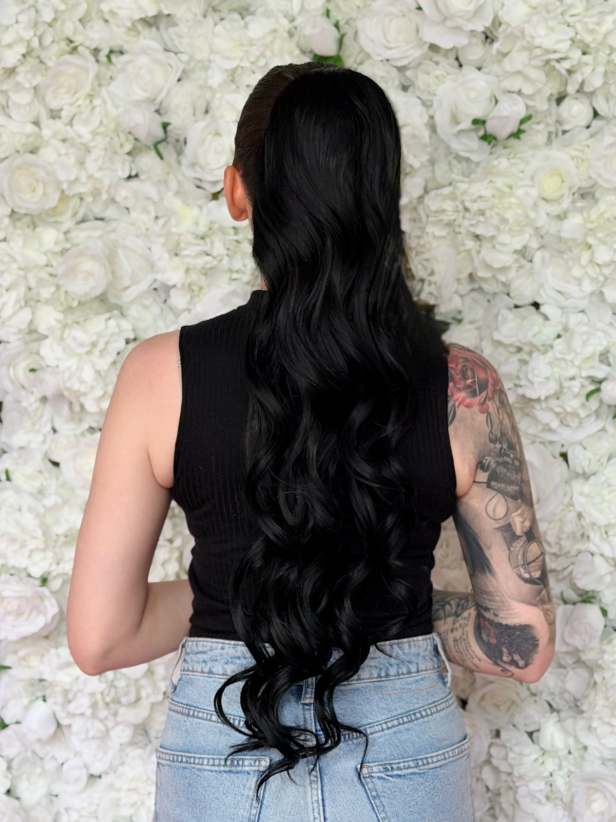 ICHA Beauty Loose Wave Kuituhiusponinhäntä 70cm / 28"