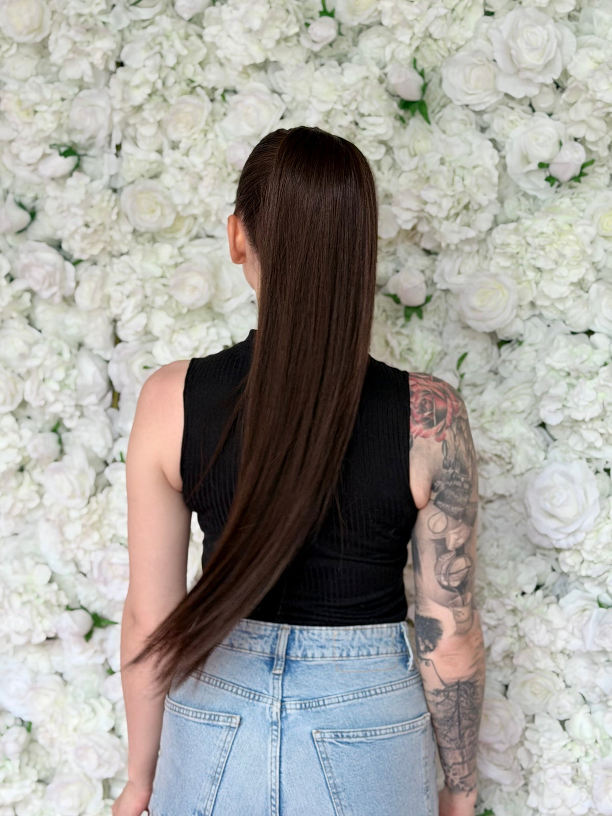 ICHA Beauty suora kuituhiusponinhäntä 70cm värisävy lähikuva