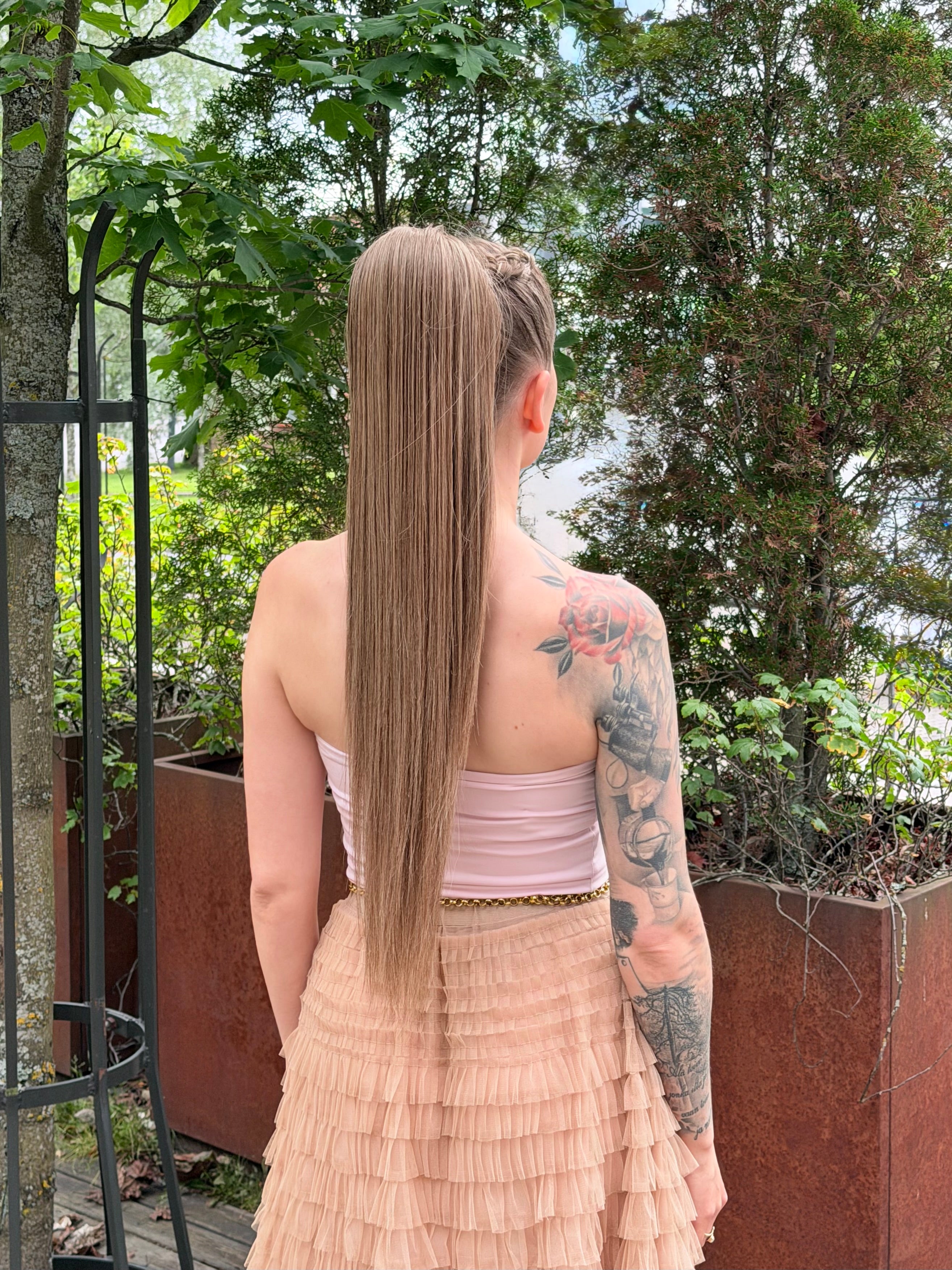 ICHA Beauty Suora Kuituhiusponinhäntä 70cm / 28"