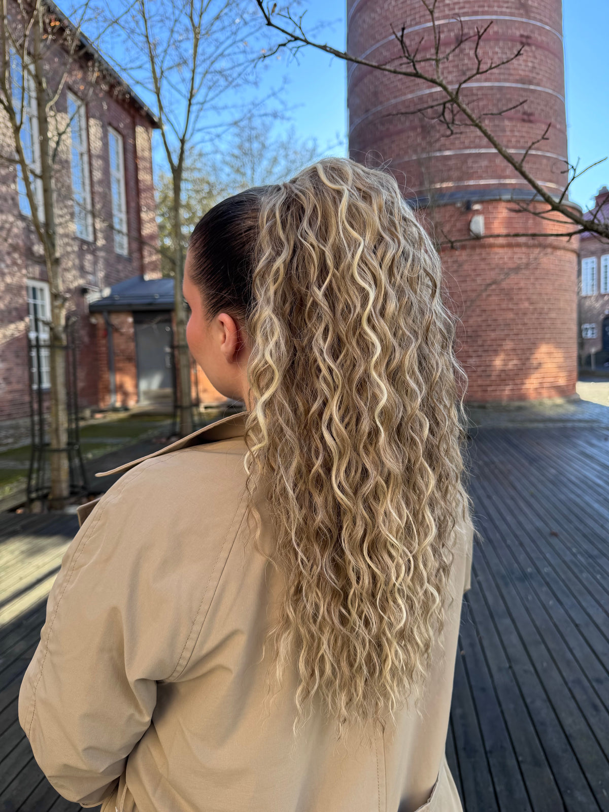ICHA Beauty Waterwave Kuituhiusponinhäntä 50cm
