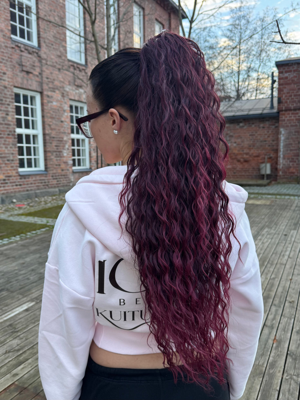 ICHA Beauty Waterwave Ponytail – Synthetic Hair Extension 70 cm / 28"