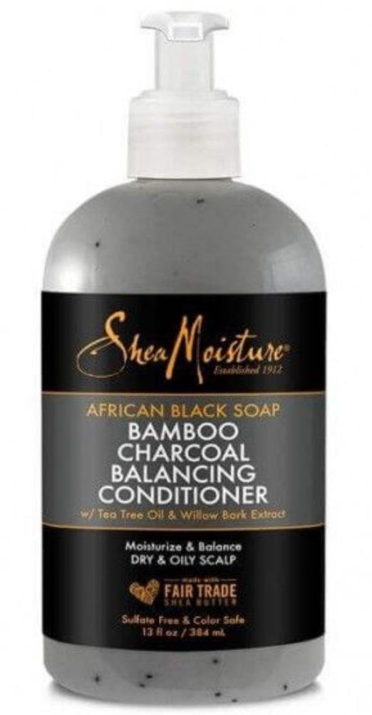 Shea Moisture - African Black Soap Bamboo Charcoal - Balancing Conditioner 384ml
