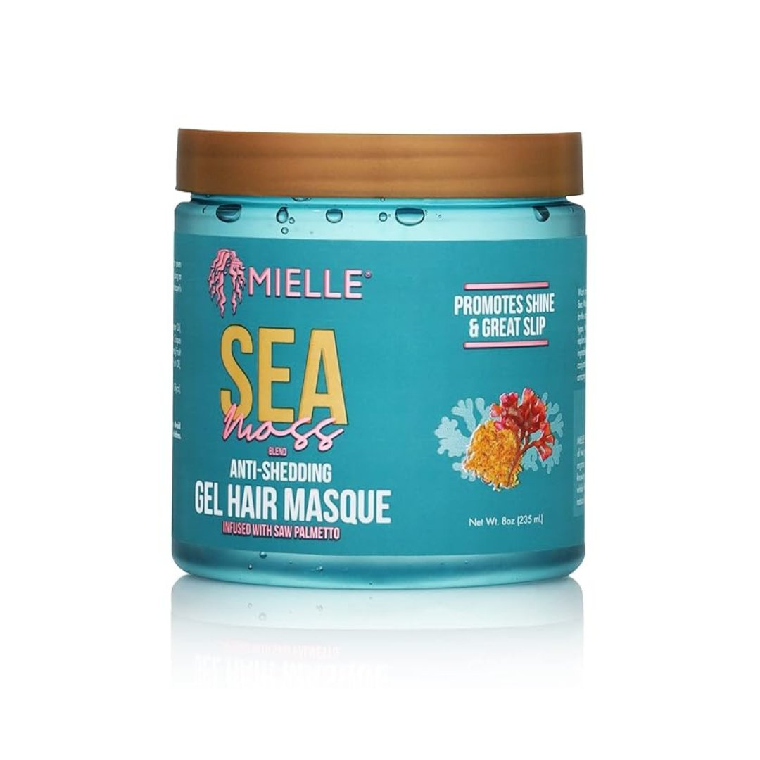 Mielle Seamoss Gel Hair Masque - Hiustenlähdön Ehkäisyyn 235ml - Kuituhiukset.fi