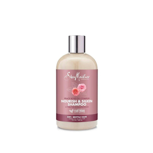 SheaMoisture Peace Rose Oil Complex Nourish & Silken Shampoo 384 ml - Kuituhiukset.fi