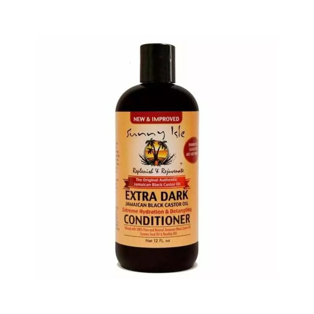 Sunny Isle Extra Dark Jamaican Black Castor Oil Hoitoaine 354 ml - Kuituhiukset.fi