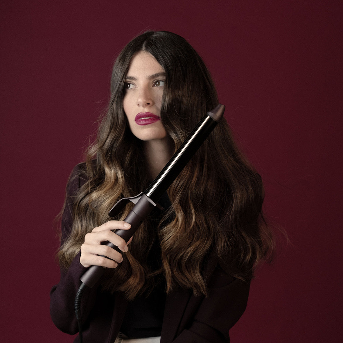 Labor Pro B176 - PLUM Curling Iron 28 mm