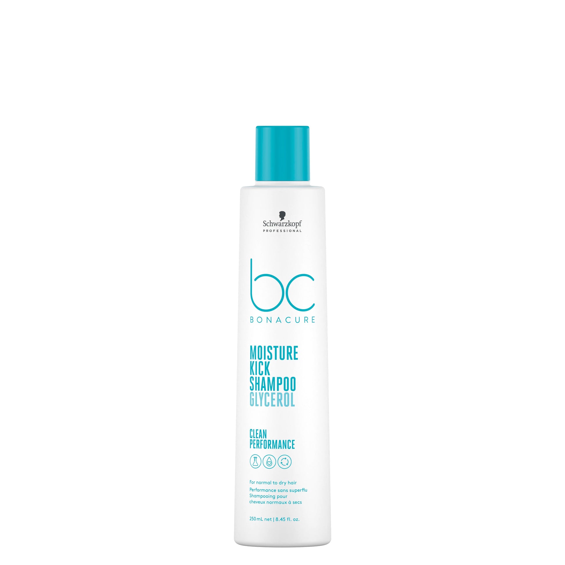 Bonacure Moisture Kick Shampoo 250 ml - Kuituhiukset.fi
